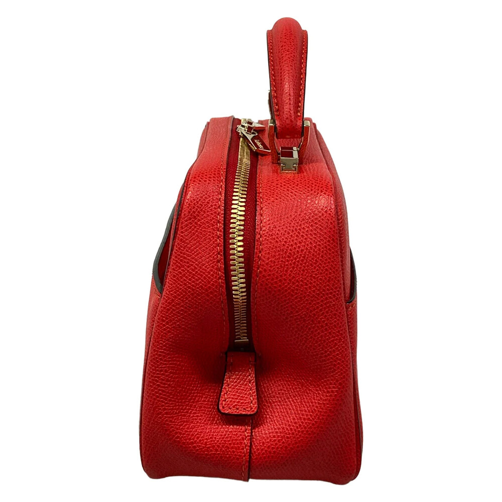 Valextra Serie Esse Mini Red Leather #306818V90B - Picture 4 of 15